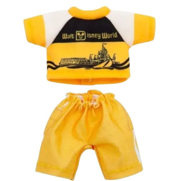 Disney Nuimo Plush Clothes Walt Disney World 50th Anniversary Yellow New - Picture 2 of 6